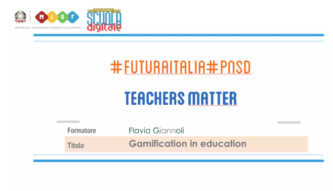 Gamification in education